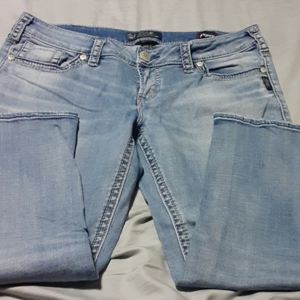 Silver capris